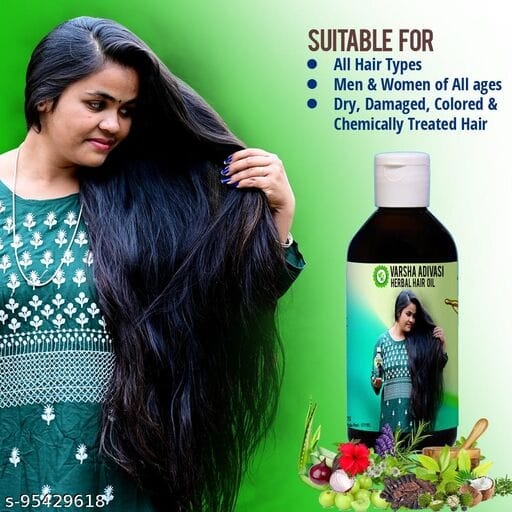 VARSHA NEELAMBARI ADIVASI HERBAL HAIR OIL 🍃